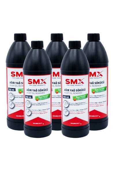 SMX Ağır Yağ Sökücü 750 Ml 5 Adet
