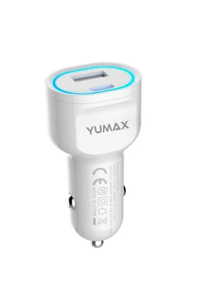 Süper Hızlı Şarj Led Işıklı Dual USB Araç Şarj Başlığı - 55W Turbo Uyumlu - 3