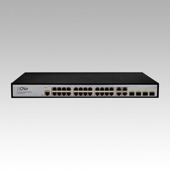 CNet CGS-24X4MSFP Yönetilebilir PoE Switch - 1