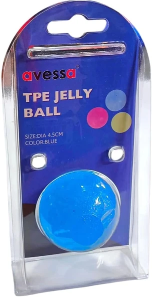 Avessa Tjb-100 Silikon Stres Topu 4.5cm Mavi