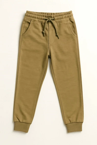 Beli Lastikli Erkek Çocuk Jogger Eşofman Altı - 3