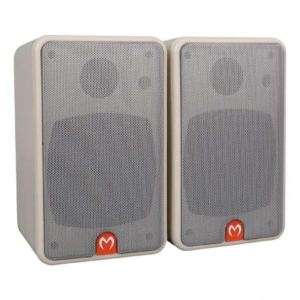 Magicvoice MV-21 10 CM 40 Watt Komütatörlü Hat Trafolu Beyaz Sütun Hoparlör 2'Li Okul Cami Konferans Salonu Hoparlörü - 3