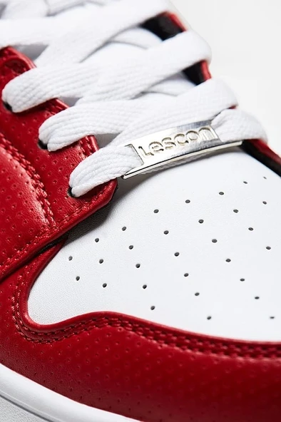 Lescon Elite Max Erkek Spor Bot Beyaz-Kırmızı - Resim 8