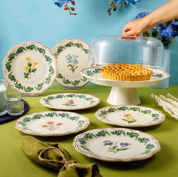 Fecra Mirel 8 Parça Sunum Seti - Resim 2