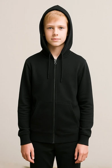 Erkek Çocuk Hırka Kapüşonlu - 2