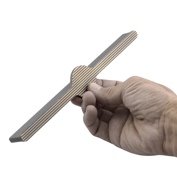 Saral Çizgili Antik Sarı Metal Kulp 224 mm 22.4 cm Mobilya Çekmece Mutfak Dolabı Dolap Kapak Kulplar - Resim 5