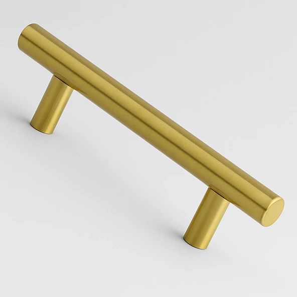 Alteta 5 ADET (128 mm - 12.8 cm) Gold Altın Metal Mobilya Mutfak Çekmece Dolap Kulbu Kulpu Kulpları - Resim 6