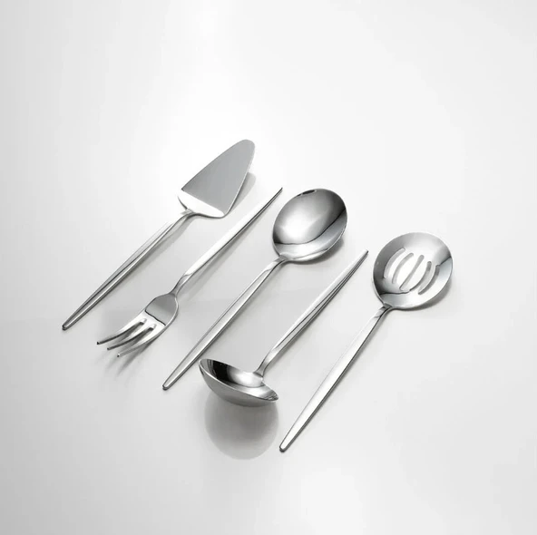 Fecra Pure 5 Parça Servis Seti Sade