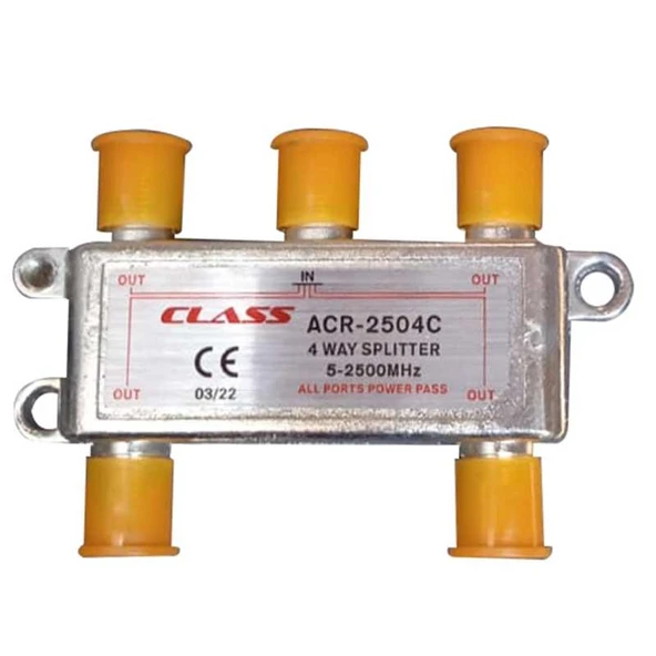 Class Acr-2504C 1-4 Splıtter 5-2500 Mhz Uydu Çanak Splitter ürün görseli 1