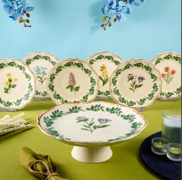 Fecra Mirel 8 Parça Sunum Seti - Resim 3