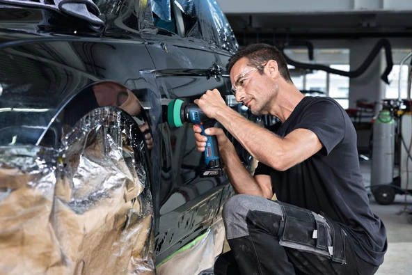 Bosch GPO 12V-77 Köşeli Polisaj Makinesi Solo - 5