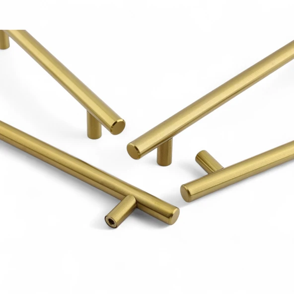 Alteta 5 ADET (128 mm - 12.8 cm) Gold Altın Metal Mobilya Mutfak Çekmece Dolap Kulbu Kulpu Kulpları - Resim 8