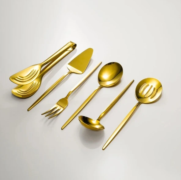 Fecra Luxe Gold 6 Parça Servis Set - 2