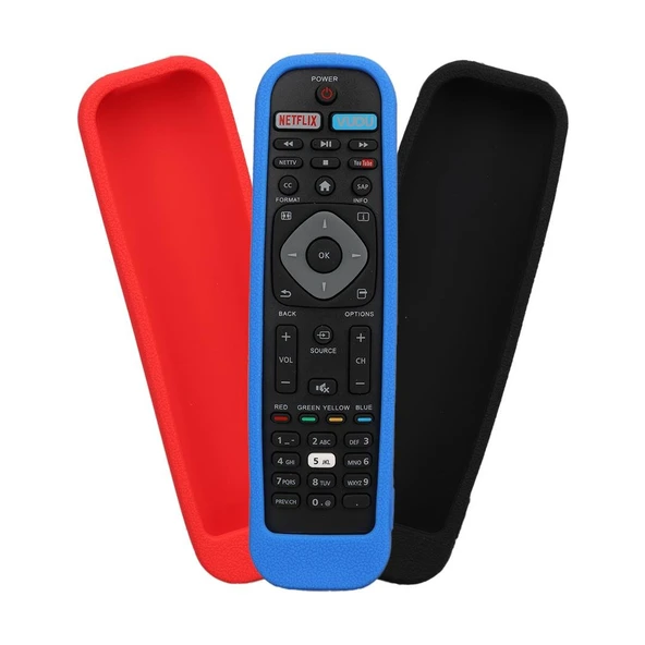 Weko WK-24742 Silikon Kumanda Koruma Kılıfı Phılıps One+ Marka İçin Uydundur - Resim 2