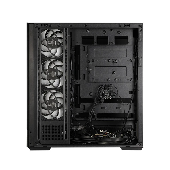 ZALMAN P40 DS BLACK ATX MID TOWER SIYAH KASA 2 X USB 3.0, 1 X USB Type-C,1 X Mikrofon, 1 X Kulaklık, 4x 120mm ARGB Fan - Resim 9