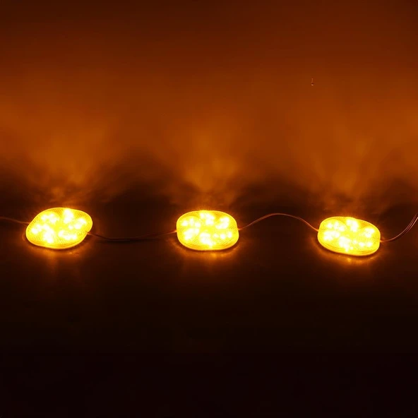 Powermaster 12 Volt 3 Watt Sarı Sabit 6565-2835 Modül Led - 3