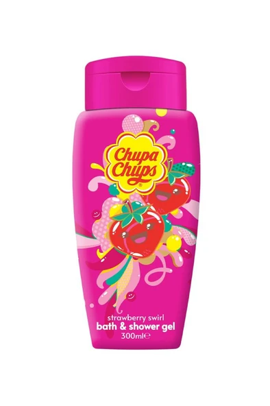 Chupa Chups Banyo Ve Duş Jeli 300ml Çilek Bath & Shower Gel - 2