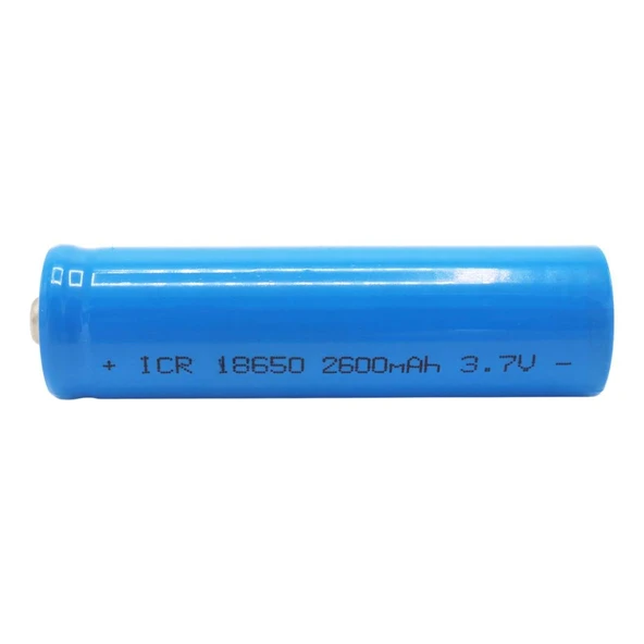 Ayt Powermaster 3.7 Volt 2600 Mah Li-İon 18650 Başlıklı Şarj Edilebilir Tekli Pil Şarjlı Pil - 4