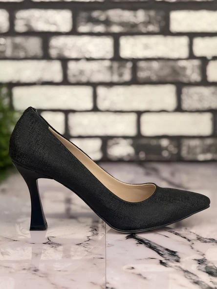 Ghattix B09 Stiletto Topuklu Zarif Şık Kadın Ayakkabı - 5