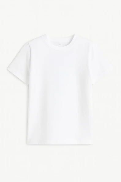 Bisiklet Yaka Basic Yetişkin Tişört - Alc - 4