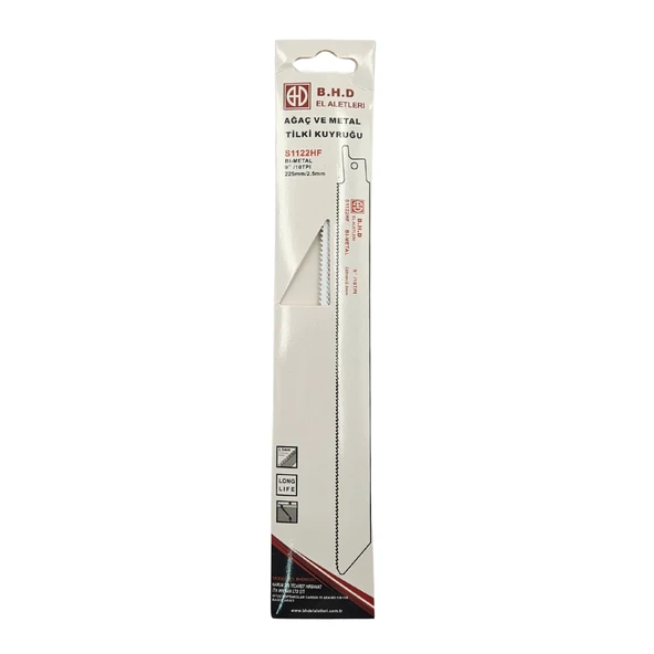 Fixonic B.H.D BHD00337 S1122HF 225mm Bi-Metal (Ahşap-Metal) Tilki Kuyruğu Testere (5'li Paket) - 3