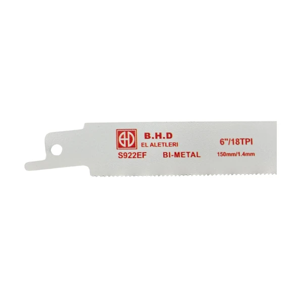 Fixonic B.H.D BHD00336 S922EF 150mm Bi-Metal (Metal) Tilki Kuyruğu Testere Bıçağı (5'li Paket) - 2