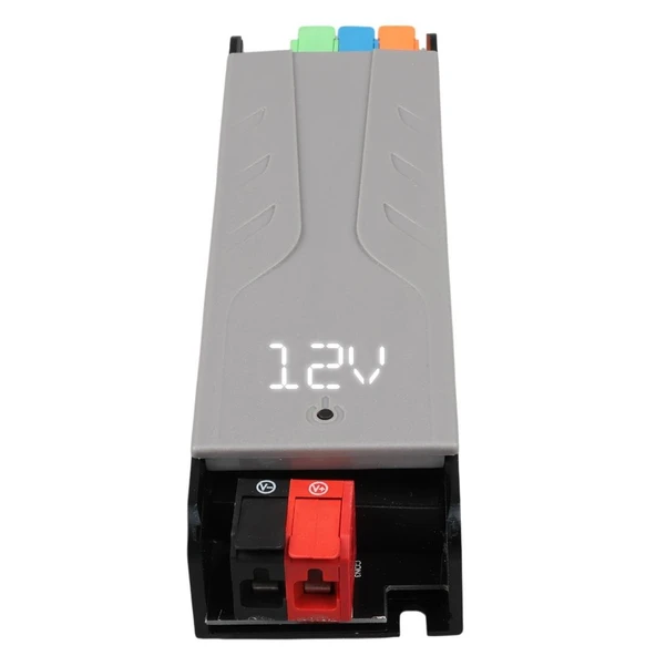 Ayt Powermaster PM-26843 12-24-36-48 Volt 4 Amper 100 Watt Metal Kasa Kademeli Adaptör Voltaj Göstergeli 148X43x27mm - 3