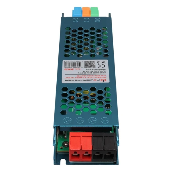 Ayt Powermaster PM-26829 12 Volt 8.5 Amper 100 Watt Slim Metal Kasa Adaptör Şerit Led Adaptörü 180x50x23mm - 3