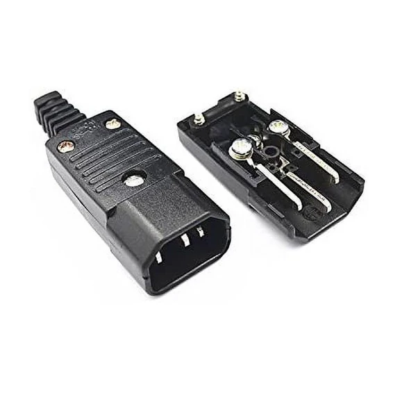 Ayt C15 Power Seyyar Dişi Fiş Pc Monitör Soket Tipli Power Güç Kablosu Ucu - 3