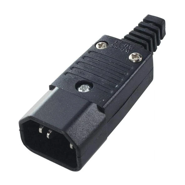 Ayt C15 Power Seyyar Dişi Fiş Pc Monitör Soket Tipli Power Güç Kablosu Ucu - 2
