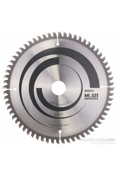 Bosch Multimaterial 235*30/25 Mm 64 Diş Daire Testere Bıçağı - Resim 2