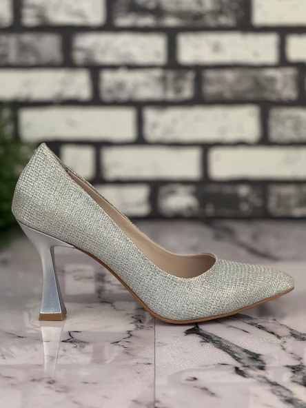Ghattix B07 Stiletto Topuklu Zarif Şık Kadın Ayakkabı - 1