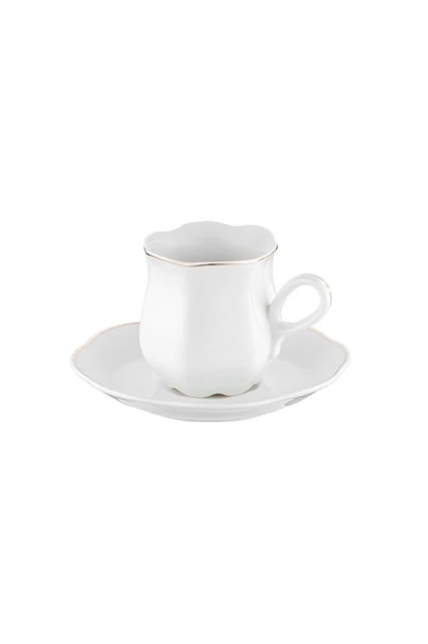 İSTANBUL PORSELEN Rana 6'lı Kahve Fincan Takımı - 4