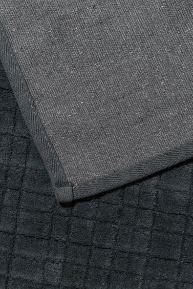 SENAX Ekose Desenli 2'li Banyo Paspas Seti - %100 Pamuk - Resim 2