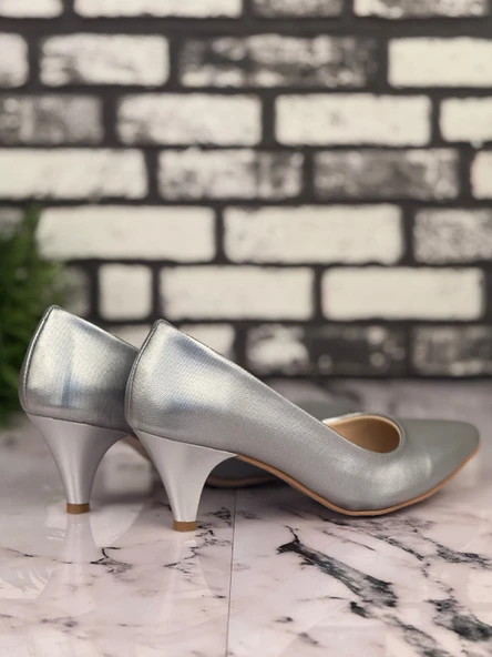 Ghattix B03 Stiletto Topuklu Zarif Şık Kadın Ayakkabı - 3