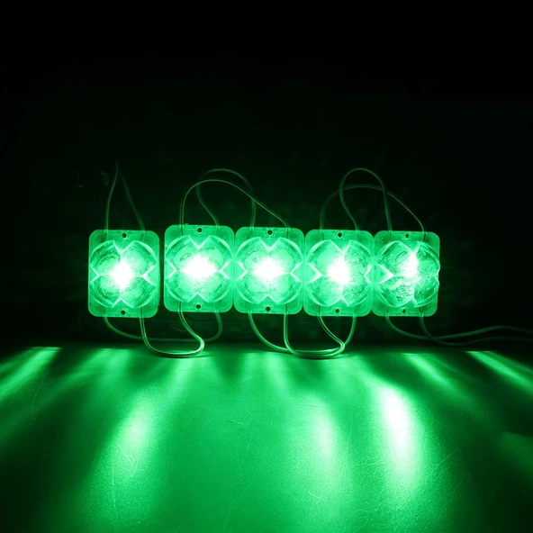 Powermaster 12 Volt 2 Watt Yeşil Yanıp Sönen 4333-3030 Modül Led - 2