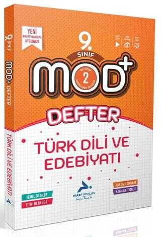 Paraf 9. Sınıf Mod Türk Dili ve Edebiyatı Defter - 1