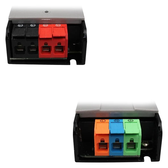 Ayt Powermaster PM-26845 12-24-36-48 Volt 9 Amper 300 Watt Metal Kasa Kademeli Adaptör Voltaj Göstergeli 218x51x27mm - 4