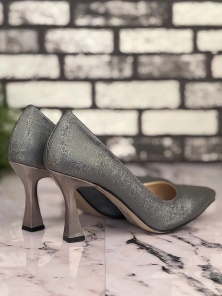 Ghattix B09 Stiletto Topuklu Zarif Şık Kadın Ayakkabı - 3