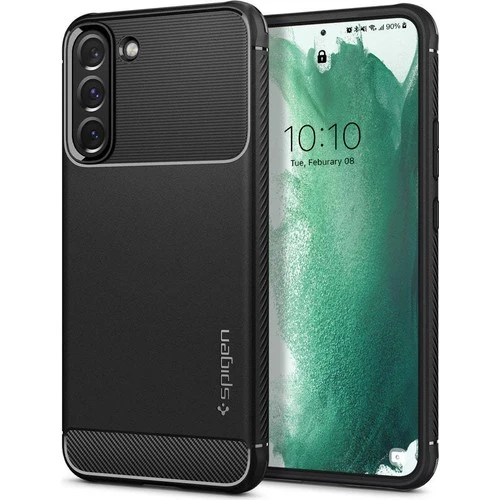 Spigen Samsung Galaxy S22 Plus 5G Kılıf Rugged Armor Matte Black - ACS03952 ürün görseli 1