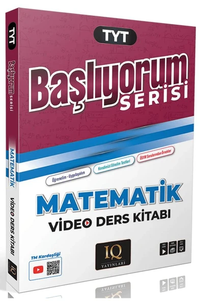 Iq Yayınları Tyt Matematik Video Ders Kitabı Başlıyorum Serisi ürün görseli 1
