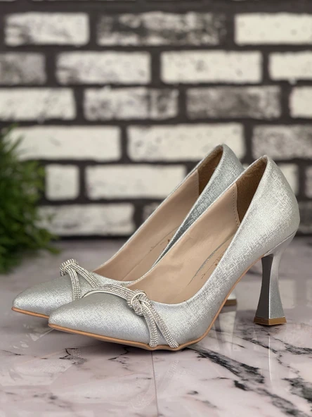 Ghattix B19 Stiletto Topuklu Zarif Şık Kadın Ayakkabı - 10