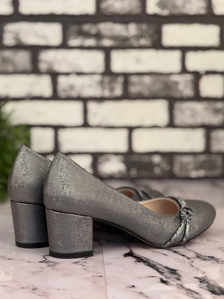Ghattix B20 Stiletto Topuklu Zarif Şık Kadın Ayakkabı - 3
