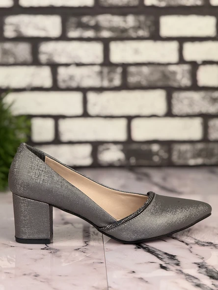 Ghattix B18 Stiletto Topuklu Zarif Şık Kadın Ayakkabı - 1