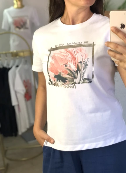 THE STEADFAST LOVE OF-KADIN GİYİM-DİGİTAL VARAK BASKILI - 2