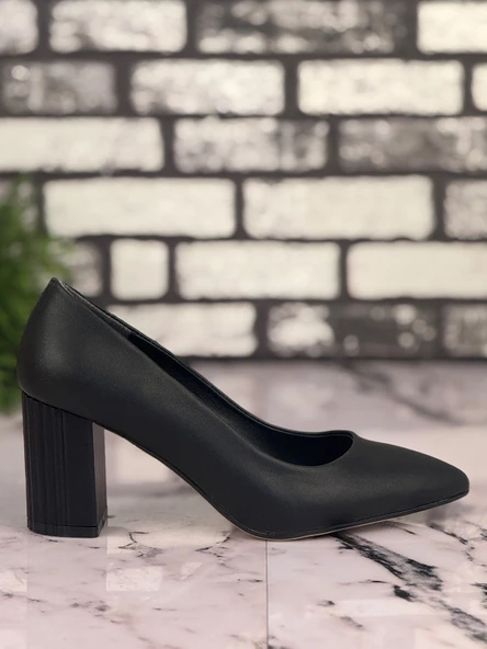 Ghattix B12 Stiletto Topuklu Zarif Şık Kadın Ayakkabı - 1