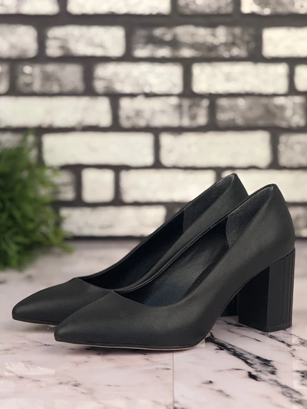 Ghattix B12 Stiletto Topuklu Zarif Şık Kadın Ayakkabı - 2