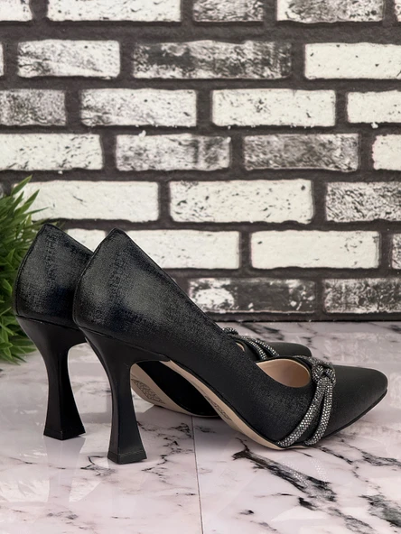 Ghattix B19 Stiletto Topuklu Zarif Şık Kadın Ayakkabı - 15