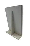 Süet Kumaş Krem Renk 34/24 Cm Ayaklı Tırnaklı Tesbih-kolye Takı Standi - Resim 3