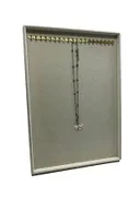 Süet Kumaş Krem Renk 34/24 Cm Ayaklı Tırnaklı Tesbih-kolye Takı Standi ürün görseli